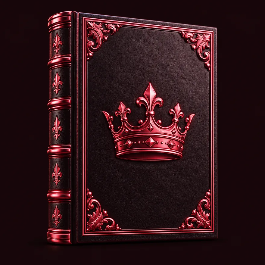 Ornate royal book — Vincispin