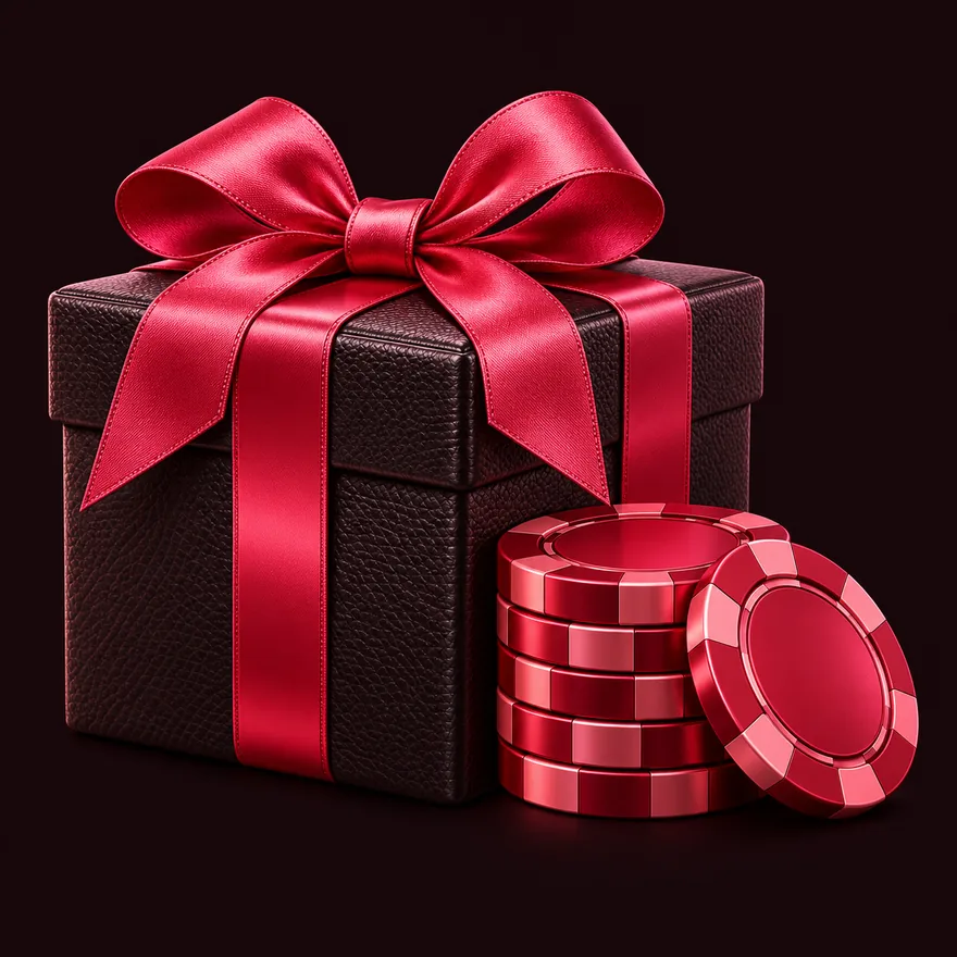 Gift box and chips — Vincispin