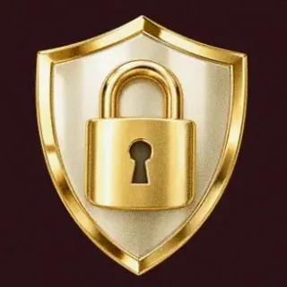 Shield with padlock — Vincispin