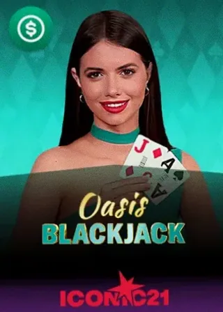 Oasis Blackjack live game cover