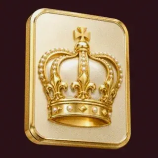 Royal crown plaque — Vincispin
