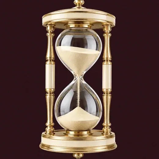 Ornate hourglass — Vincispin