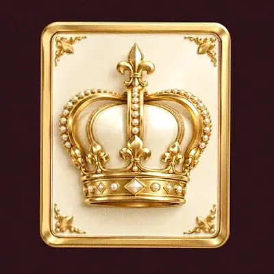 Crown emblem card — Vincispin