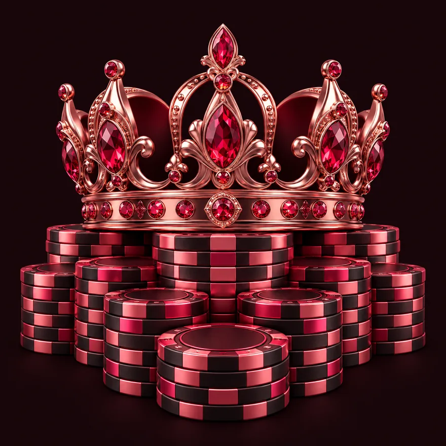 Jeweled royal crown — Vincispin
