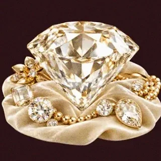 Faceted diamond gemstone — Vincispin
