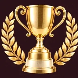 Gold trophy cup — Vincispin